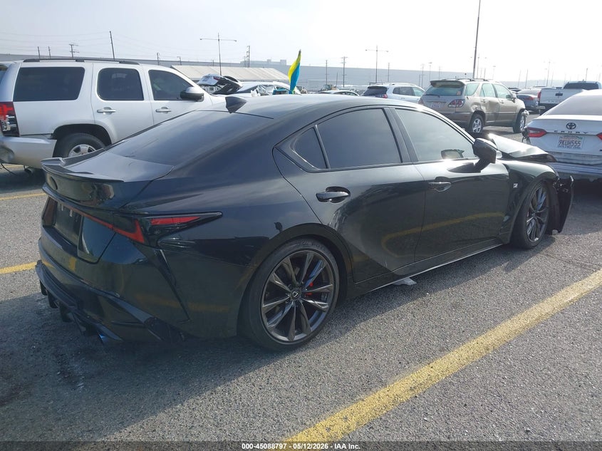 2024 Lexus Is VIN JTHGZ1B29R5081300 IAAI salvage auction — FRONT END, Salvage (California), sold $12,500 on 2026-07-29 (photo 4)