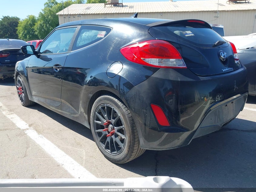 2016 Hyundai Veloster VIN KMHTC6AD5GU291960 IAAI salvage auction — NORMAL WEAR, Clear - Dealer Only (California), sold $875 on 2026-07-14 (photo 3)