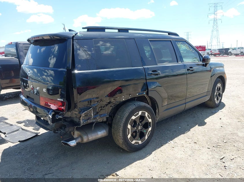 2024 Hyundai Santa fe VIN 5NMP2DGL7RH009095 IAAI salvage auction — REAR END, Salvage (Indiana), sold $11,900 on 2026-07-29 (photo 4)