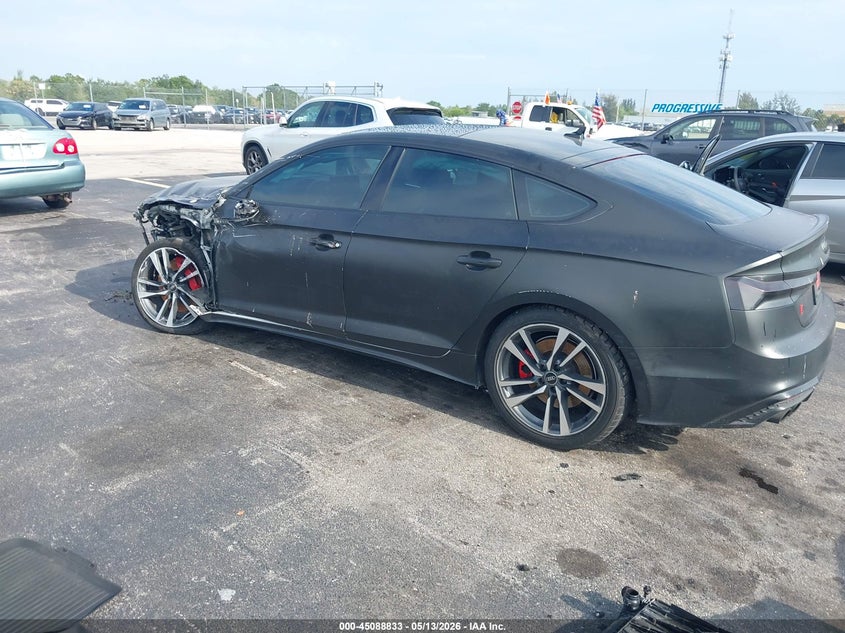 2023 Audi S5 VIN WAUC4CF52PA011881 IAAI salvage auction — LEFT SIDE, Rebuildable (Florida), sold $3,550 on 2026-07-30 (photo 3)
