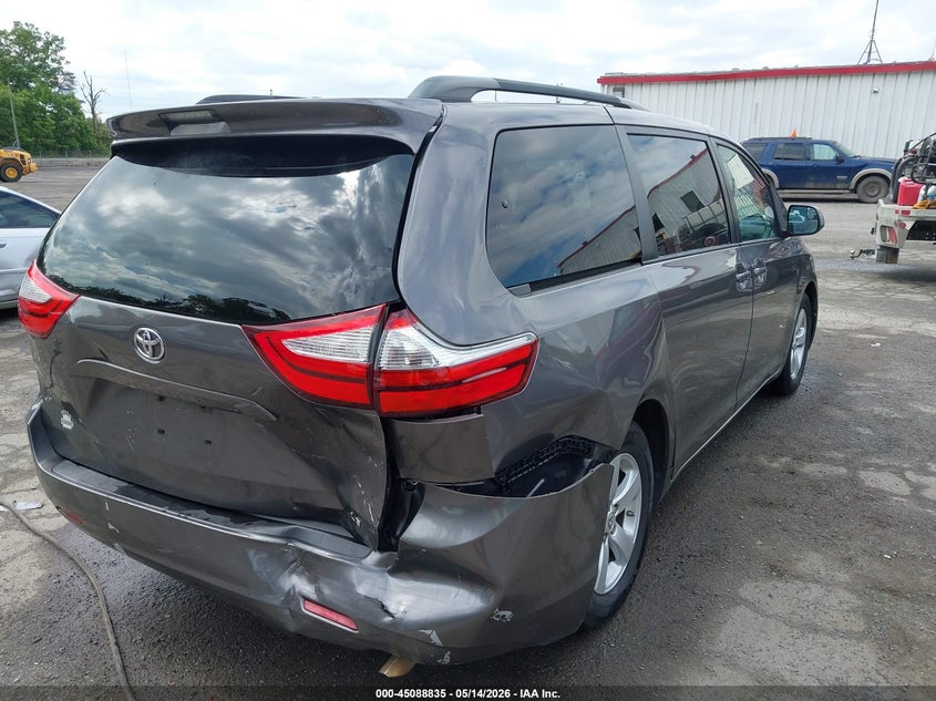 2015 Toyota Sienna VIN 5TDKK3DC0FS547722 IAAI salvage auction — REAR END, Salvage - Greater Than 75% (Maryland), sold $3,000 on 2026-07-29 (photo 4)