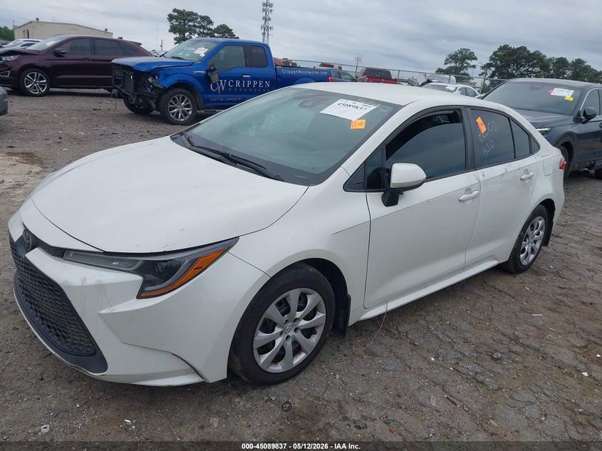 2021 Toyota Corolla VIN 5YFEPMAE2MP151484 IAAI salvage auction — RIGHT SIDE, Rebuildable (Florida), sold $4,350 on 2026-07-15 (photo 2)