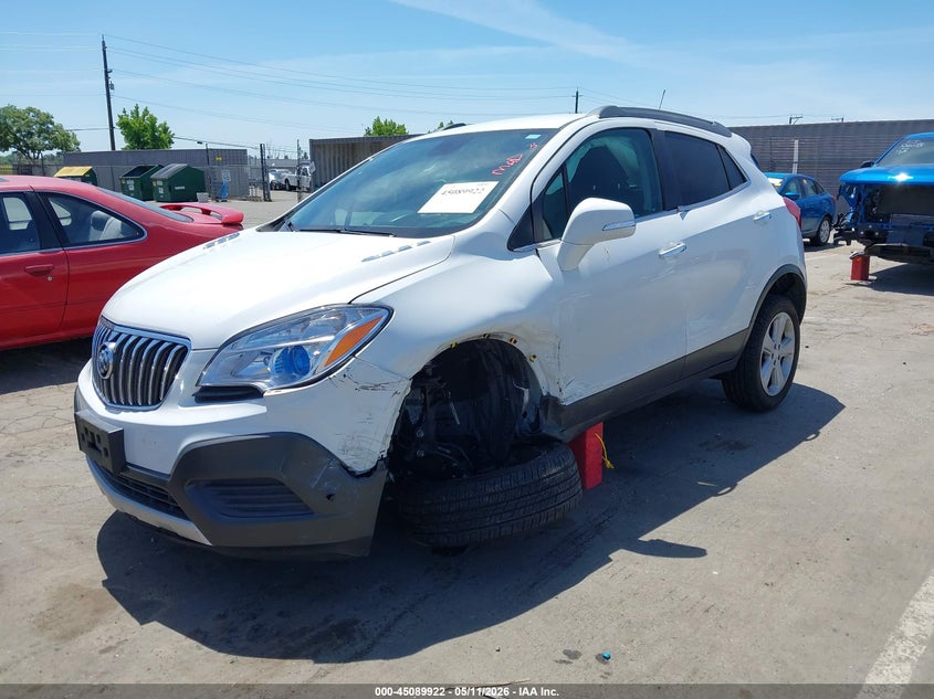 2016 Buick Encore VIN KL4CJASB3GB655857 IAAI salvage auction — LEFT SIDE, Salvage (California), sold $1,150 on 2026-07-08 (photo 2)