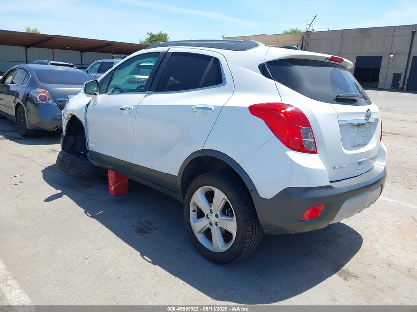2016 Buick Encore VIN KL4CJASB3GB655857 IAAI salvage auction — LEFT SIDE, Salvage (California), sold $1,150 on 2026-07-08 (photo 3)