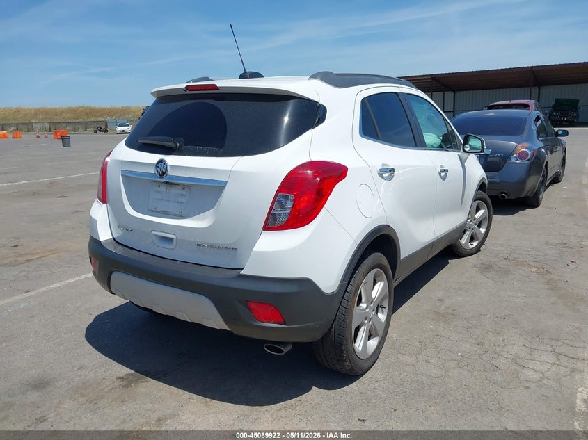 2016 Buick Encore VIN KL4CJASB3GB655857 IAAI salvage auction — LEFT SIDE, Salvage (California), sold $1,150 on 2026-07-08 (photo 4)