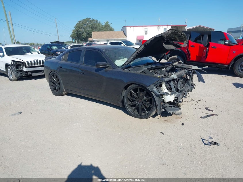 2016 Dodge Charger VIN 2C3CDXCT1GH313116 IAAI salvage auction — FRONT END, Rebuildable (Florida), sold $2,200 on 2026-07-19 (photo 1)