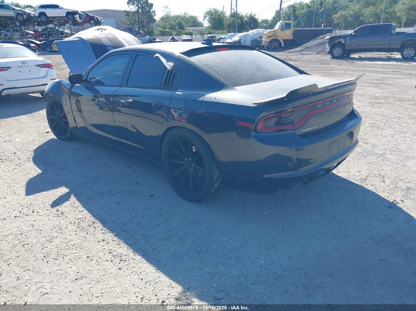 2016 Dodge Charger VIN 2C3CDXCT1GH313116 IAAI salvage auction — FRONT END, Rebuildable (Florida), sold $2,200 on 2026-07-19 (photo 3)