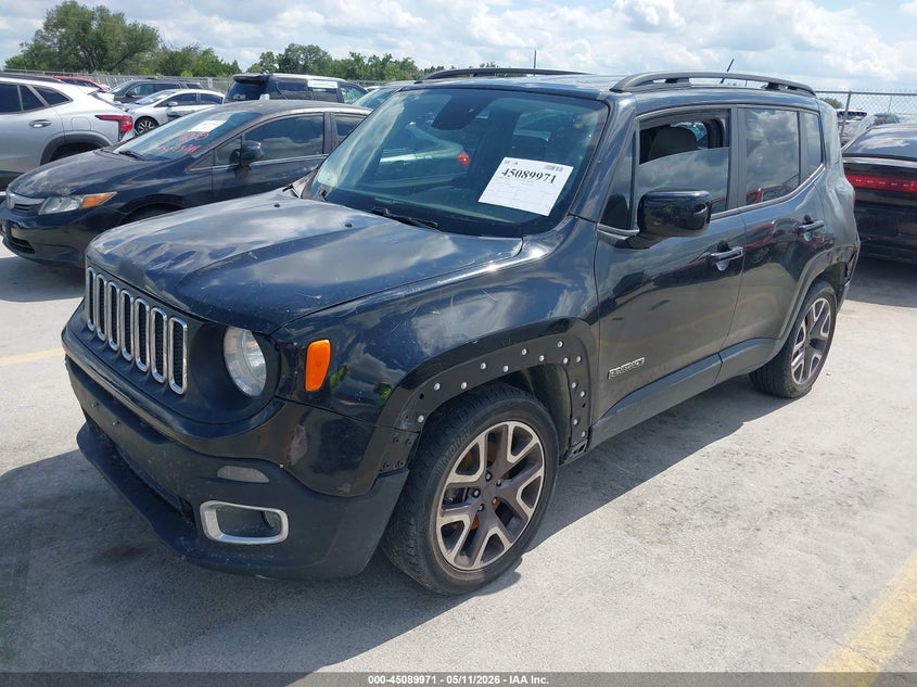 2016 Jeep Renegade VIN ZACCJABT9GPC60778 IAAI salvage auction — NORMAL WEAR, Original (Texas), sold $875 on 2026-07-30 (photo 2)