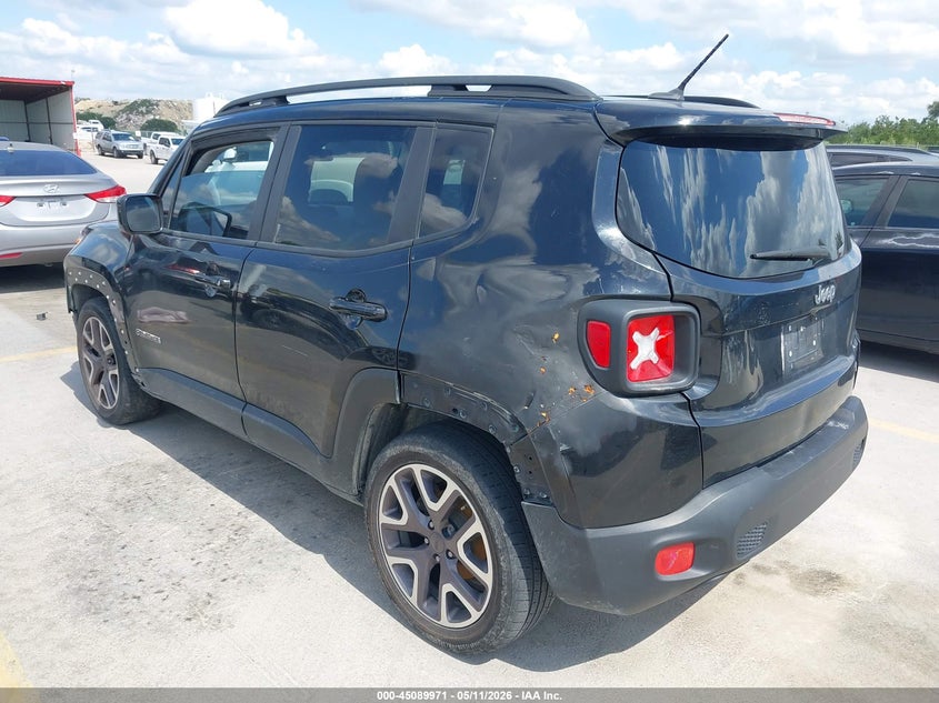 2016 Jeep Renegade VIN ZACCJABT9GPC60778 IAAI salvage auction — NORMAL WEAR, Original (Texas), sold $875 on 2026-07-30 (photo 3)
