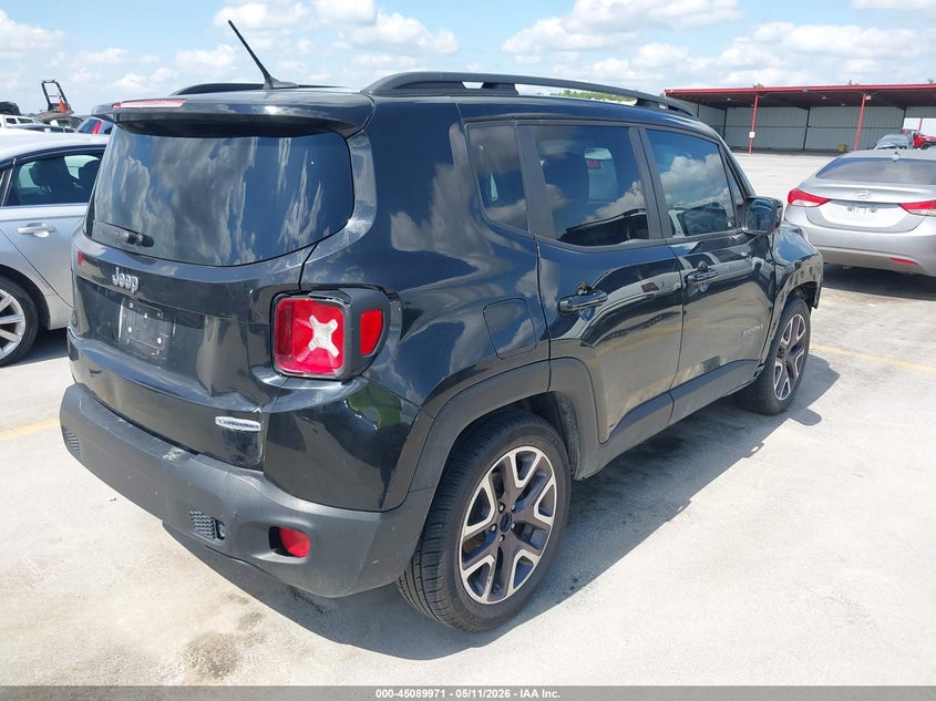 2016 Jeep Renegade VIN ZACCJABT9GPC60778 IAAI salvage auction — NORMAL WEAR, Original (Texas), sold $875 on 2026-07-30 (photo 4)