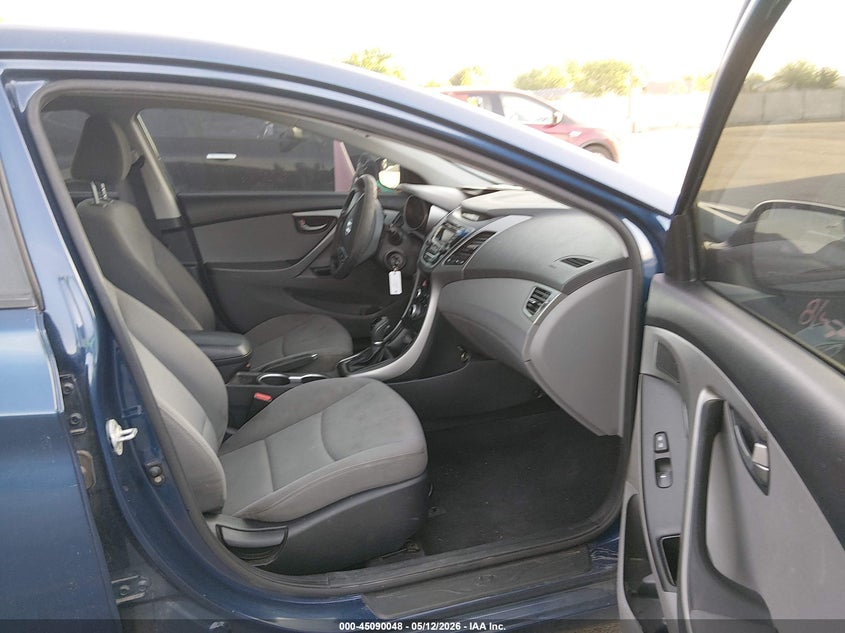 2014 Hyundai Elantra VIN KMHDH4AE9EU199329 IAAI salvage auction — RIGHT FRONT, Salvage (Idaho), sold $1,600 on 2026-07-24 (photo 5)