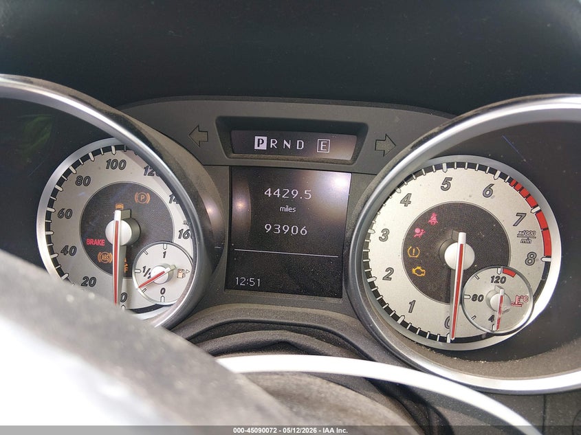 2012 Mercedes-benz Slk-klasse VIN WDDPK5HA8CF014318 IAAI salvage auction — FRONT END, Salvage (California), sold $2,650 on 2026-07-09 (photo 7)