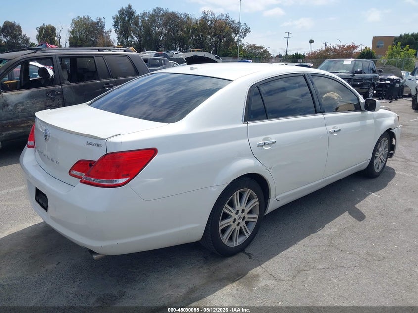 2010 Toyota Avalon VIN 4T1BK3DB0AU370547 IAAI salvage auction — FRONT END, Salvage (California), sold $400 on 2026-07-09 (photo 4)