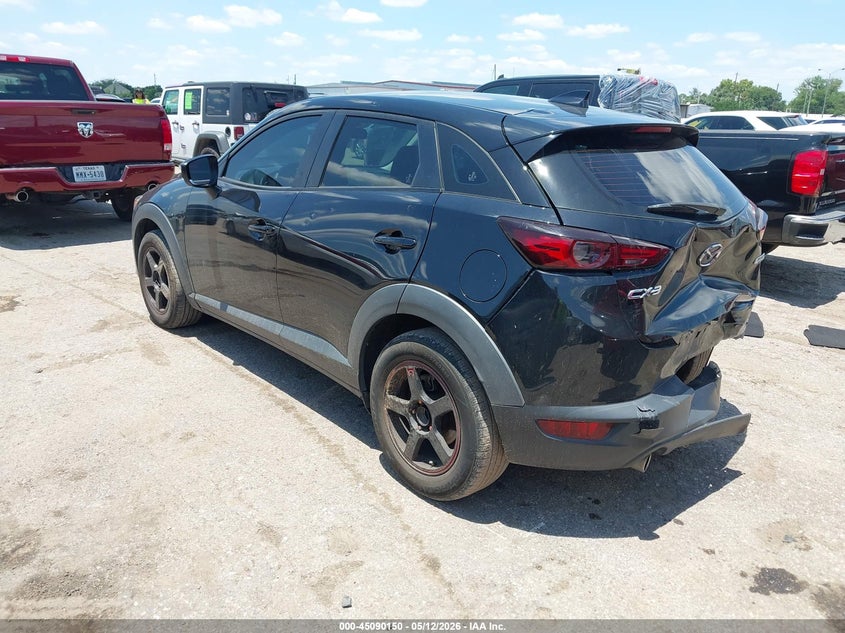 2020 Mazda Cx-3 VIN JM1DKDB71L1473899 IAAI salvage auction — REAR END, Salvage (Texas), sold $2,750 on 2026-07-15 (photo 3)