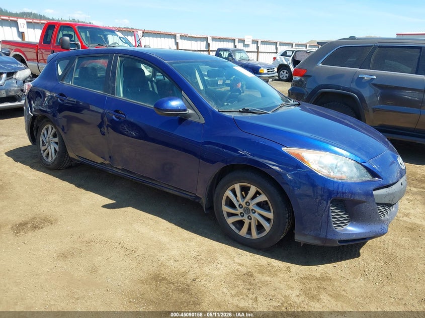2013 Mazda 3 VIN JM1BL1M71D1731940 IAAI salvage auction — RIGHT REAR, Bill Of Sale (Washington), sold $625 on 2026-07-14 (photo 1)