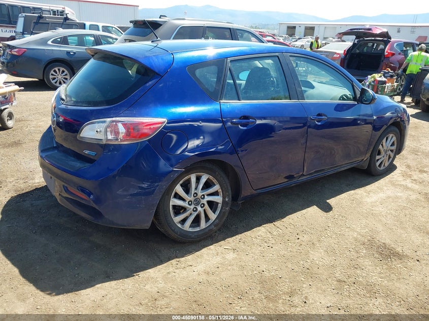 2013 Mazda 3 VIN JM1BL1M71D1731940 IAAI salvage auction — RIGHT REAR, Bill Of Sale (Washington), sold $625 on 2026-07-14 (photo 4)