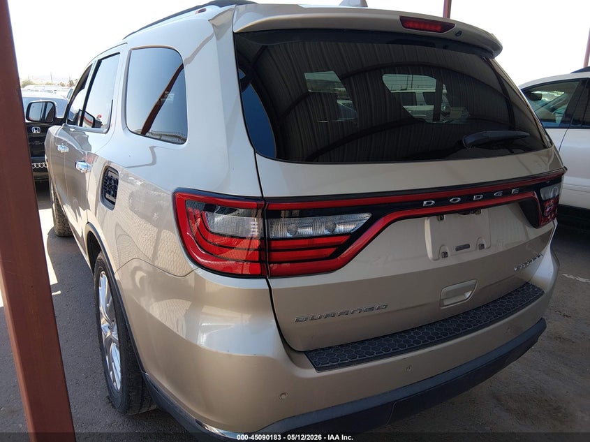 2014 Dodge Durango VIN 1C4RDHEG8EC524292 IAAI salvage auction — ENGINE BURN, Salvage (Texas), sold $1,000 on 2026-08-09 (photo 3)