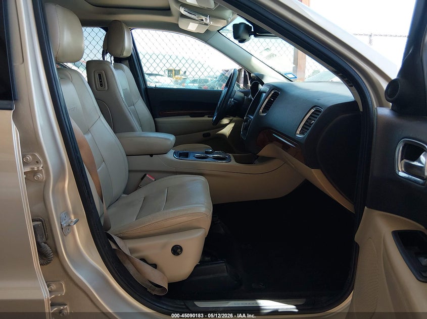2014 Dodge Durango VIN 1C4RDHEG8EC524292 IAAI salvage auction — ENGINE BURN, Salvage (Texas), sold $1,000 on 2026-08-09 (photo 5)