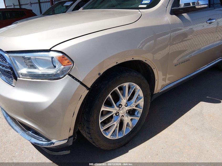 2014 Dodge Durango VIN 1C4RDHEG8EC524292 IAAI salvage auction — ENGINE BURN, Salvage (Texas), sold $1,000 on 2026-08-09 (photo 6)