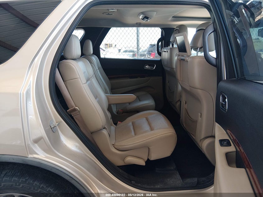 2014 Dodge Durango VIN 1C4RDHEG8EC524292 IAAI salvage auction — ENGINE BURN, Salvage (Texas), sold $1,000 on 2026-08-09 (photo 8)