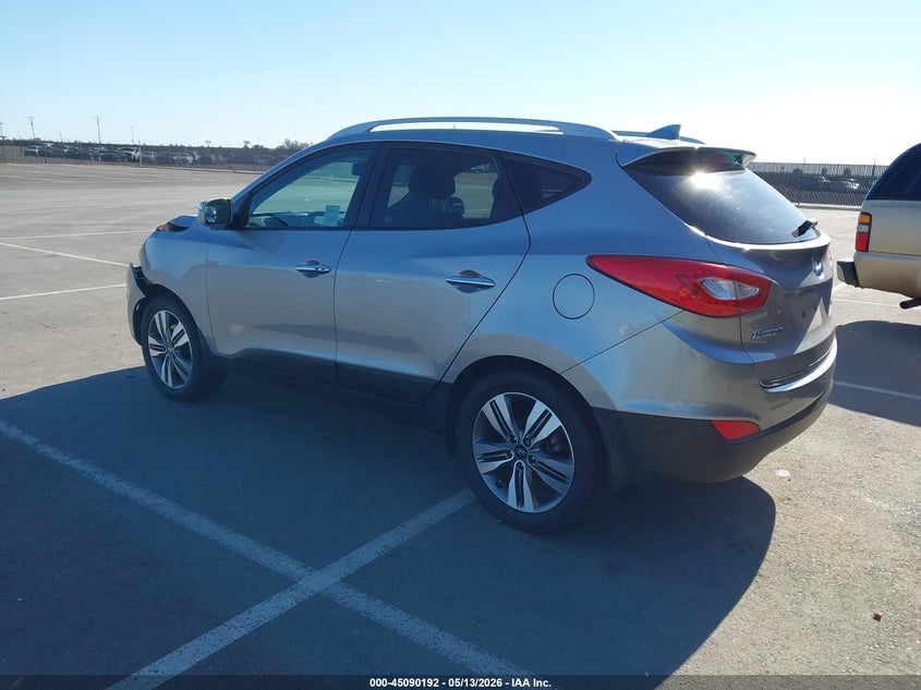 2014 Hyundai Tucson VIN KM8JU3AG9EU945711 IAAI salvage auction — LEFT FRONT, Salvage (California), sold $1,050 on 2026-07-21 (photo 3)