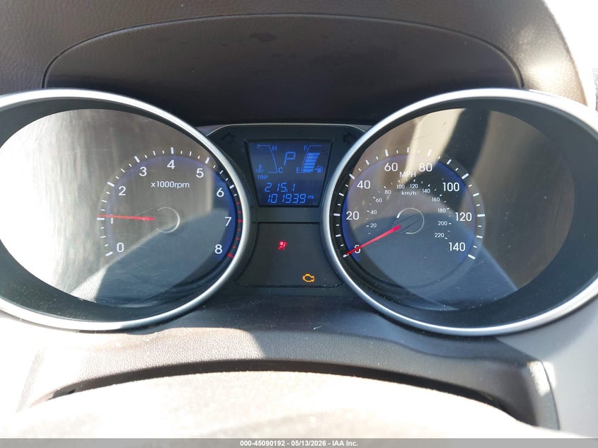 2014 Hyundai Tucson VIN KM8JU3AG9EU945711 IAAI salvage auction — LEFT FRONT, Salvage (California), sold $1,050 on 2026-07-21 (photo 7)