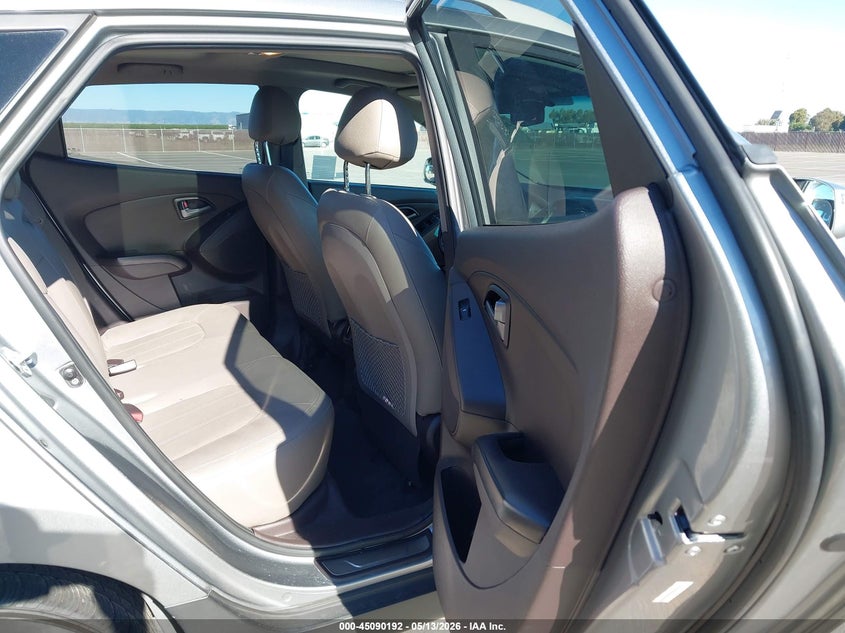 2014 Hyundai Tucson VIN KM8JU3AG9EU945711 IAAI salvage auction — LEFT FRONT, Salvage (California), sold $1,050 on 2026-07-21 (photo 8)