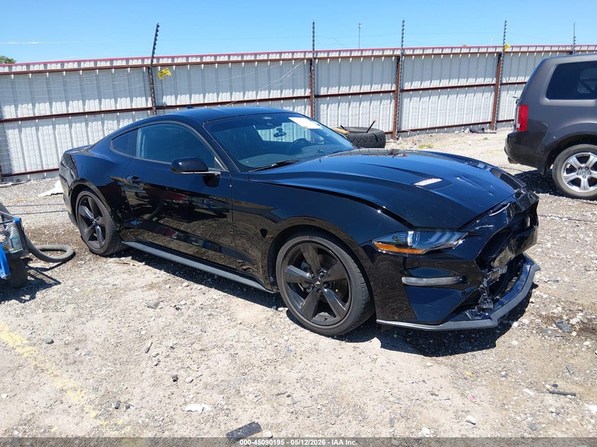 2021 Ford Mustang VIN 1FA6P8TH0M5153269 IAAI salvage auction — FRONT END, Clear, sold $7,925 on 2026-07-09 (photo 1)