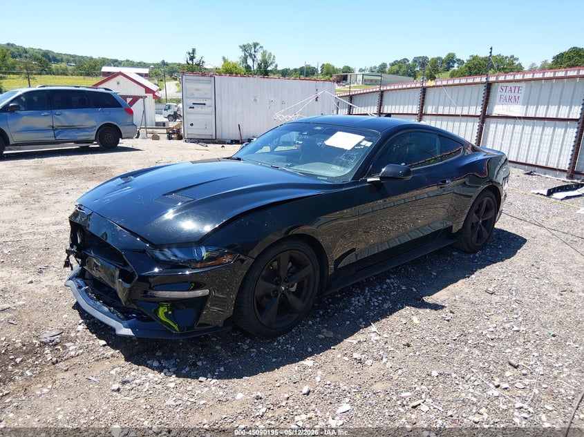 2021 Ford Mustang VIN 1FA6P8TH0M5153269 IAAI salvage auction — FRONT END, Clear, sold $7,925 on 2026-07-09 (photo 2)