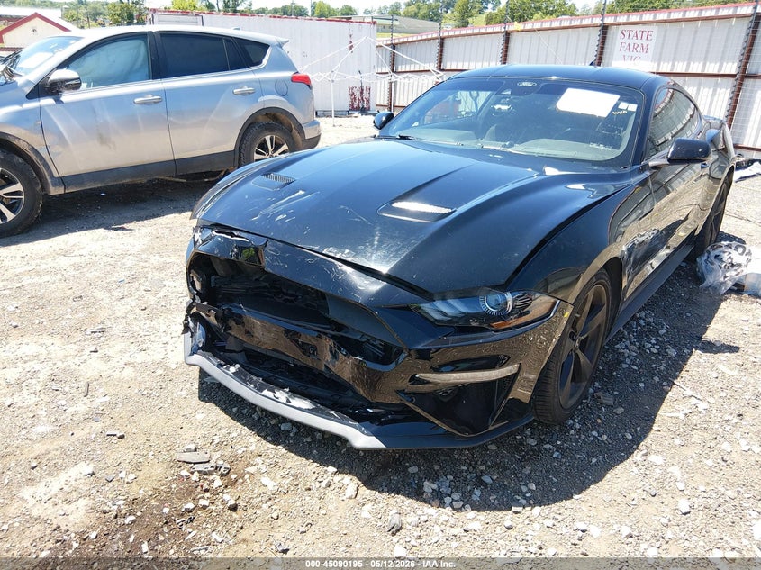 2021 Ford Mustang VIN 1FA6P8TH0M5153269 IAAI salvage auction — FRONT END, Clear, sold $7,925 on 2026-07-09 (photo 6)