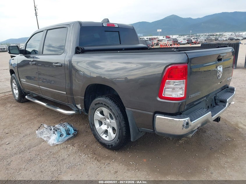 2022 Ram 1500 VIN 1C6SRFFT1NN221885 IAAI salvage auction — FRONT END, Salvage (Montana), sold $8,000 on 2026-08-21 (photo 3)