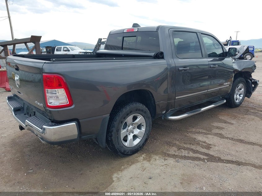 2022 Ram 1500 VIN 1C6SRFFT1NN221885 IAAI salvage auction — FRONT END, Salvage (Montana), sold $8,000 on 2026-08-21 (photo 4)