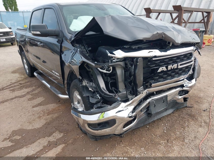 2022 Ram 1500 VIN 1C6SRFFT1NN221885 IAAI salvage auction — FRONT END, Salvage (Montana), sold $8,000 on 2026-08-21 (photo 6)