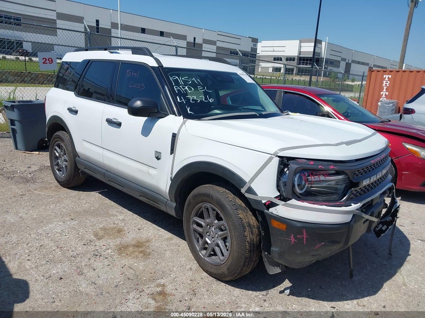2025 Ford Bronco sport VIN 3FMCR9BNXSRE96813 IAAI salvage auction — FRONT END, Original (Texas), sold $8,950 on 2026-07-28 (photo 1)
