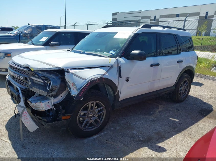 2025 Ford Bronco sport VIN 3FMCR9BNXSRE96813 IAAI salvage auction — FRONT END, Original (Texas), sold $8,950 on 2026-07-28 (photo 4)