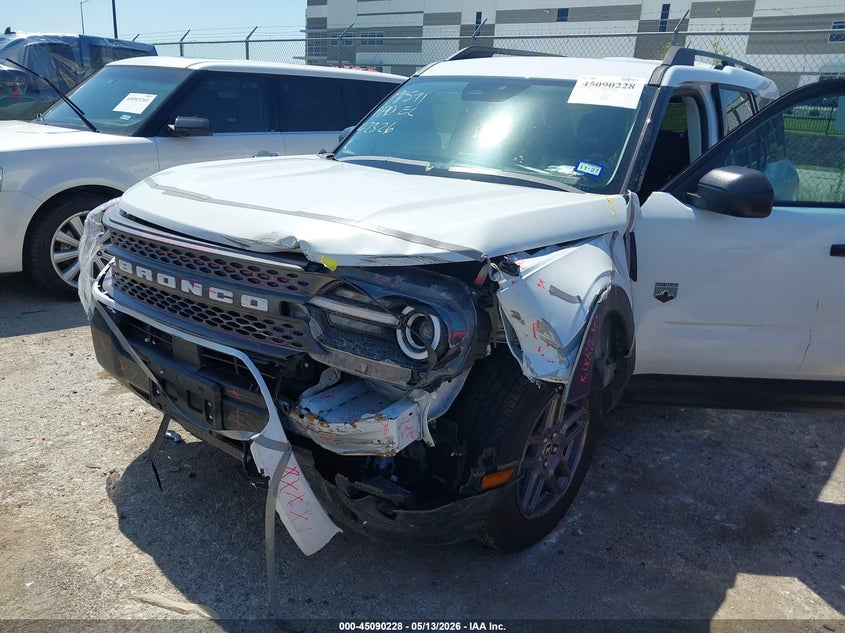 2025 Ford Bronco sport VIN 3FMCR9BNXSRE96813 IAAI salvage auction — FRONT END, Original (Texas), sold $8,950 on 2026-07-28 (photo 6)