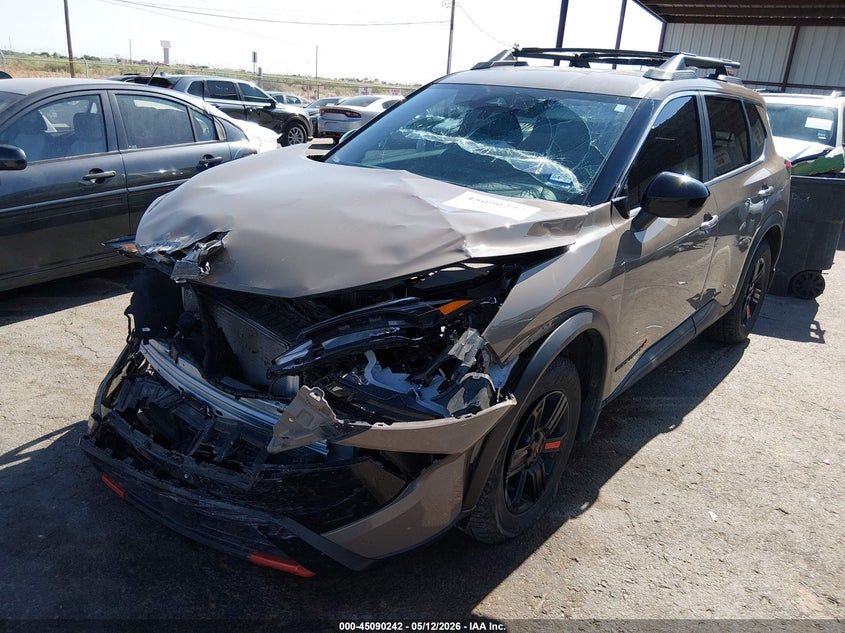 2025 Nissan Rogue VIN 5N1BT3BB5SC834455 IAAI salvage auction — FRONT END, Salvage (Texas), sold $8,500 on 2026-07-29 (photo 2)