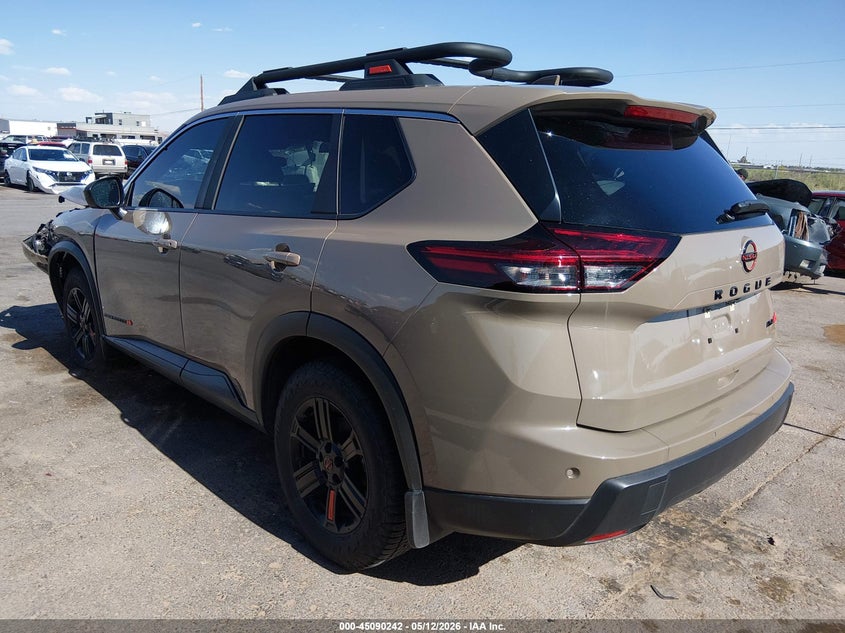 2025 Nissan Rogue VIN 5N1BT3BB5SC834455 IAAI salvage auction — FRONT END, Salvage (Texas), sold $8,500 on 2026-07-29 (photo 3)