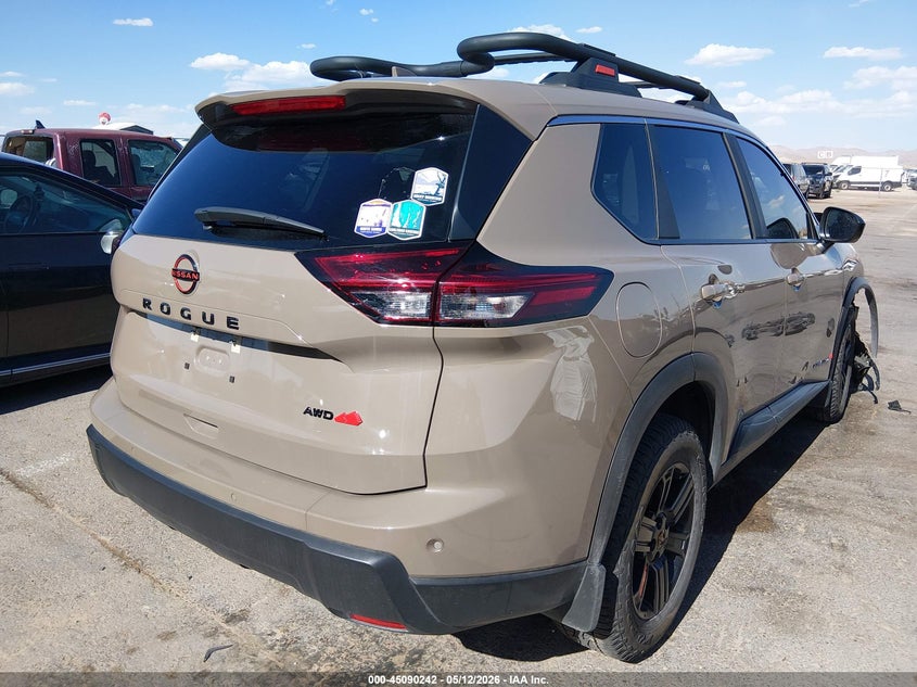 2025 Nissan Rogue VIN 5N1BT3BB5SC834455 IAAI salvage auction — FRONT END, Salvage (Texas), sold $8,500 on 2026-07-29 (photo 4)