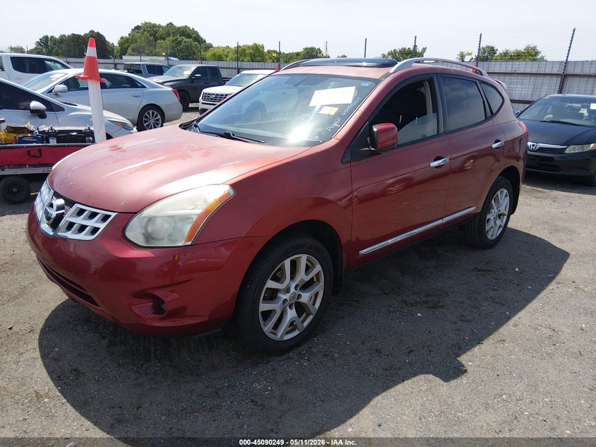 2012 Nissan Rogue VIN JN8AS5MT8CW293622 IAAI salvage auction — NORMAL WEAR, Clear (Mississippi), sold $650 on 2026-07-15 (photo 2)