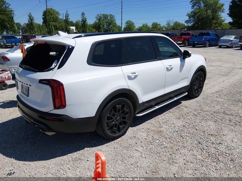 2022 Kia Telluride VIN 5XYP5DHC7NG207170 IAAI salvage auction — HAIL, Clear (Missouri), sold $3,150 on 2026-07-13 (photo 4)