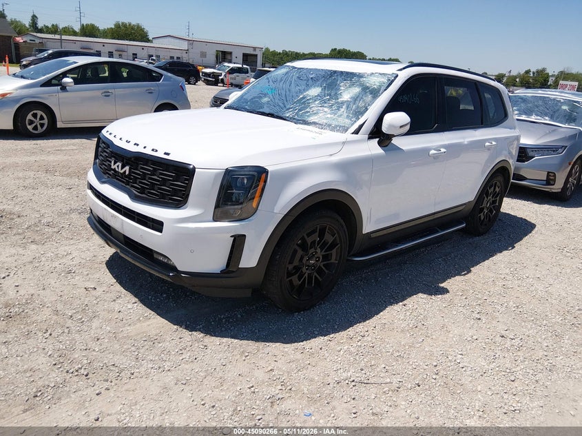 2022 Kia Telluride VIN 5XYP5DHC7NG207170 IAAI salvage auction — HAIL, Clear (Missouri), sold $3,150 on 2026-07-13 (photo 2)