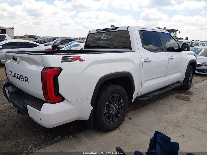 2025 Toyota Tundra VIN 5TFLA5AB6SX041623 IAAI salvage auction — LEFT REAR, Original (Texas), sold $16,000 on 2026-07-28 (photo 4)