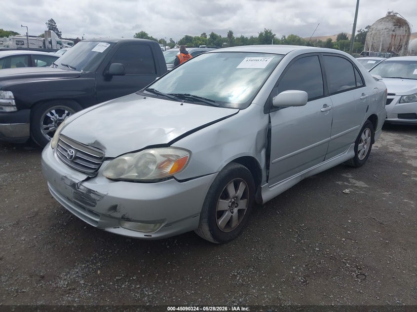 2003 Toyota Corolla VIN 1NXBR32E23Z152816 IAAI salvage auction — FRONT END, Salvage (California), sold $875 on 2026-07-09 (photo 2)