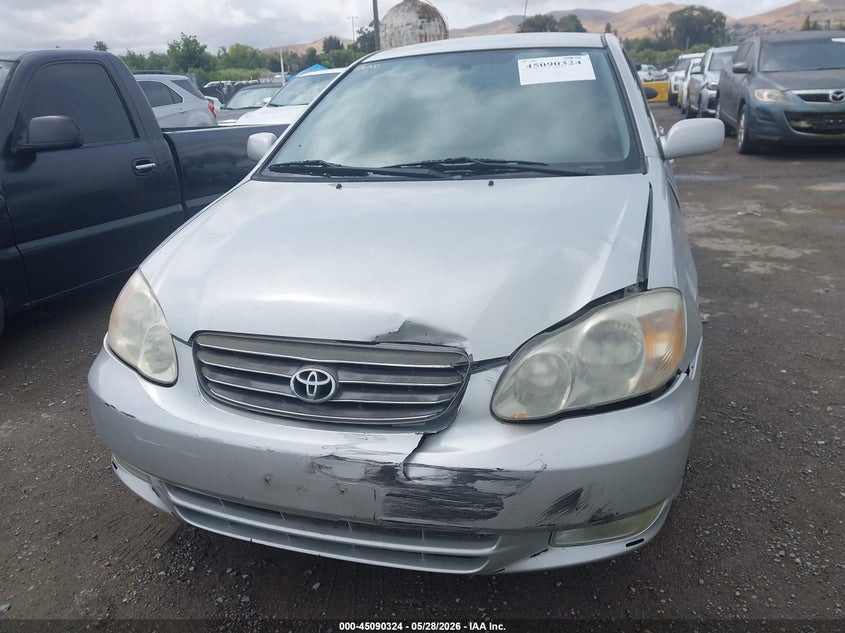 2003 Toyota Corolla VIN 1NXBR32E23Z152816 IAAI salvage auction — FRONT END, Salvage (California), sold $875 on 2026-07-09 (photo 6)