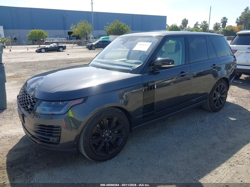 2022 Land rover RANGE ROVER VIN SALGS2SE7NA471828 IAAI salvage auction — FRONT END, Salvage (California), sold $28,000 on 2026-07-30 (photo 2)