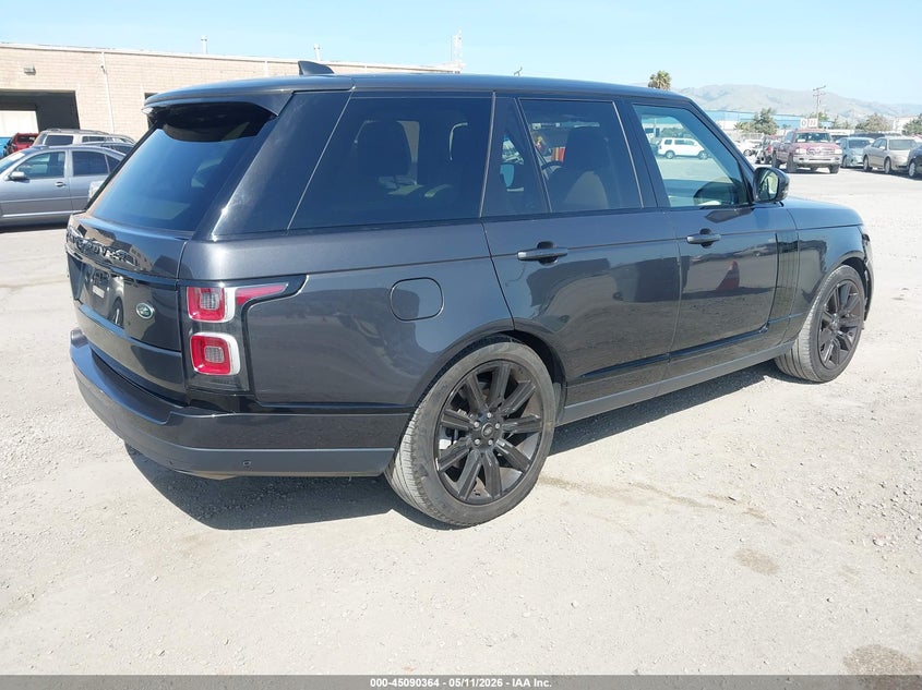 2022 Land rover RANGE ROVER VIN SALGS2SE7NA471828 IAAI salvage auction — FRONT END, Salvage (California), sold $28,000 on 2026-07-30 (photo 4)