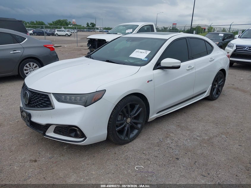 2018 Acura Tlx VIN 19UUB2F6XJA004489 IAAI salvage auction — HAIL, Original (Texas), sold $9,600 on 2026-07-30 (photo 2)