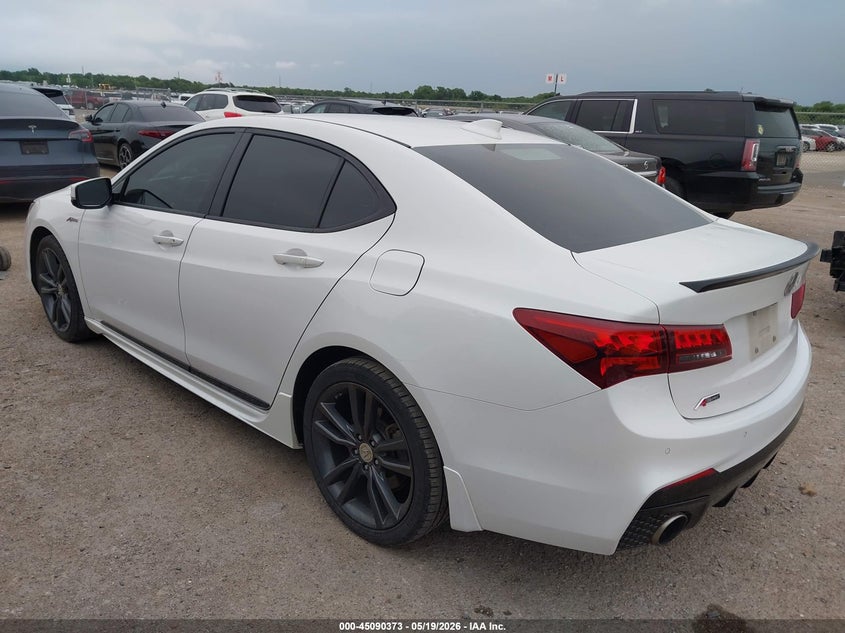 2018 Acura Tlx VIN 19UUB2F6XJA004489 IAAI salvage auction — HAIL, Original (Texas), sold $9,600 on 2026-07-30 (photo 3)