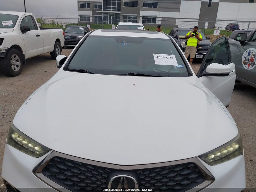 2018 Acura Tlx VIN 19UUB2F6XJA004489 IAAI salvage auction — HAIL, Original (Texas), sold $9,600 on 2026-07-30 (photo 6)
